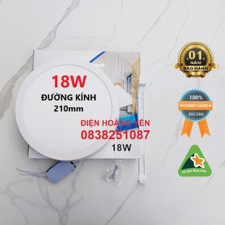 Đèn LED Ốp Trần 18w Tròn/Vuông Siêu Sáng - Tiết Kiệm Điện Năng [ Đèn LED Ốp Nổi ]