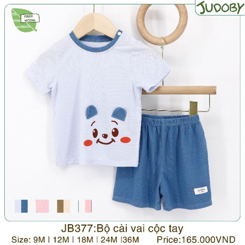 Bộ cộc tay cài vai bé trai, bé gái Dokma 9-36M mã DB1307, JB377