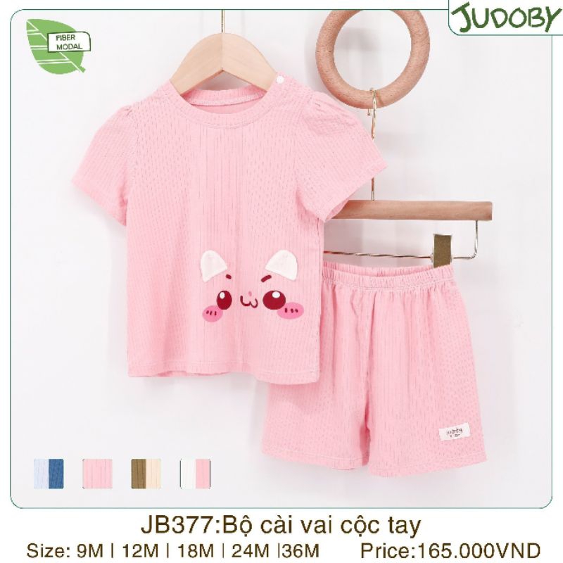 Bộ cộc tay cài vai bé trai, bé gái Dokma 9-36M mã DB1307, JB377