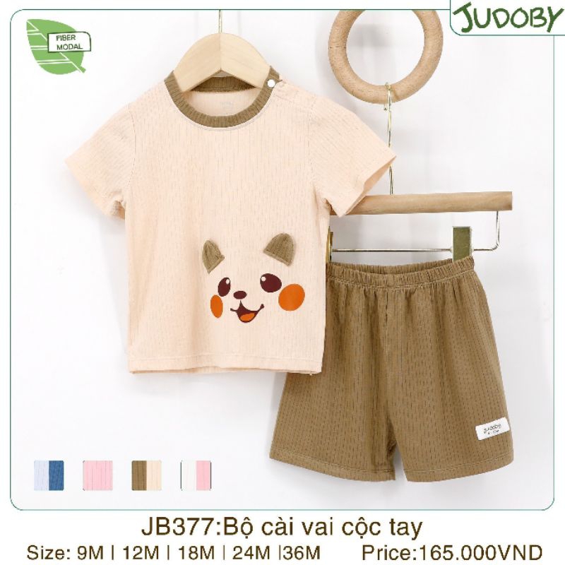 Bộ cộc tay cài vai bé trai, bé gái Dokma 9-36M mã DB1307, JB377