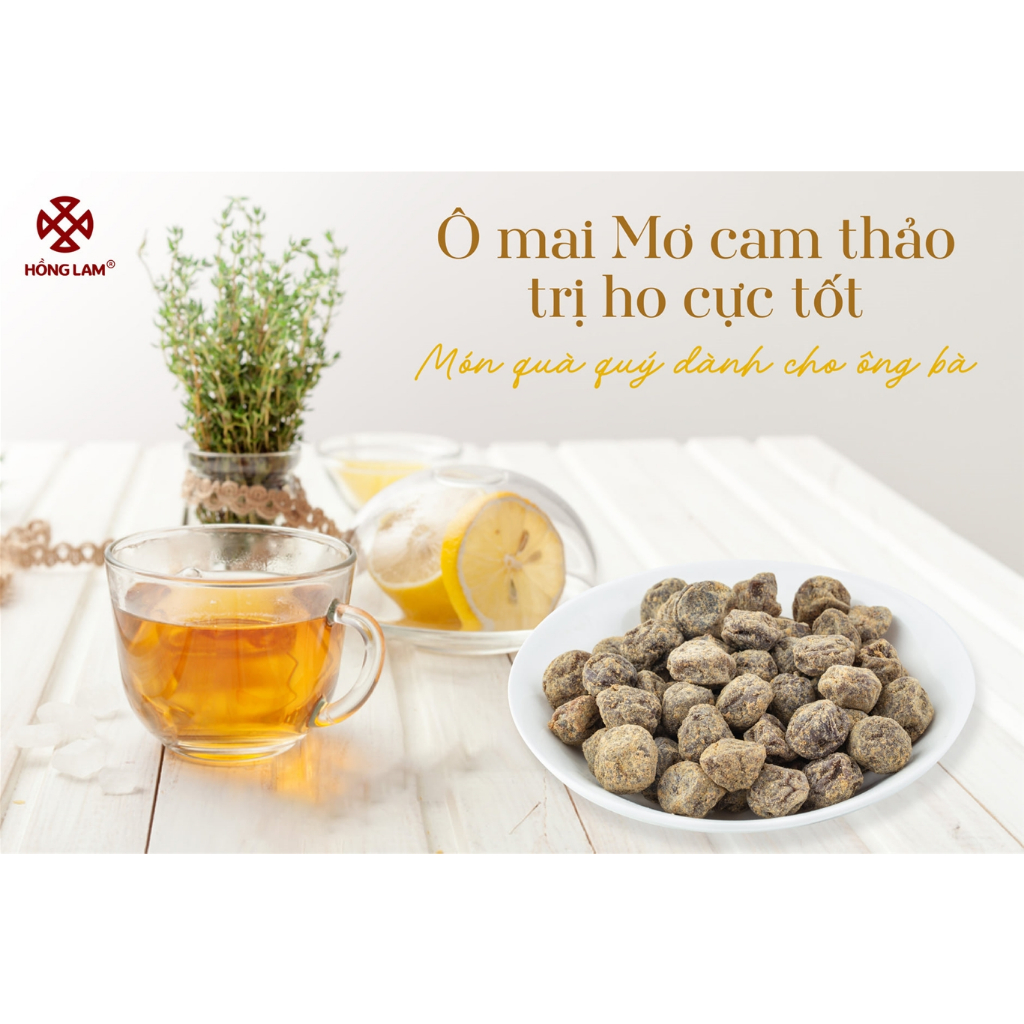 Ô mai Mơ cam thảo/Quất dẻo - Đặc sản Hà Nội (Ô mai Hồng Lam)