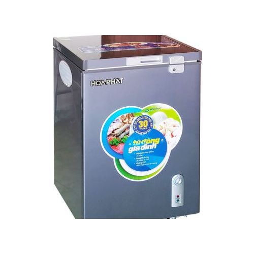 TỦ ĐÔNG MINI HÒA PHÁT HCF 106S1ĐSH 100L DÀN ĐỒNG MÀU XANH