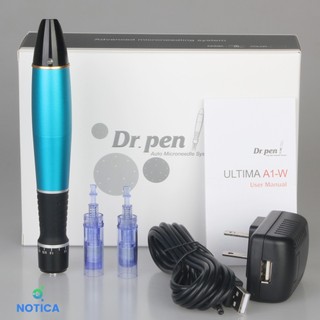 (BH 12 Tháng) Máy Lăn Kim, Máy Phi Kim Dr Pen A1 Xanh Tích Điện, Cấy Tảo, Cấy Phấn