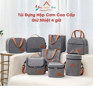 Túi Đựng Hộp Cơm Cao Cấp Giữ Nhiệt 4 Giờ Đa Năng, Chống Thấm Nước, Chống Xước, Túi Đựng Cơm Trưa Văn Phòng