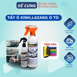 Tẩy ố kính ô tô ⚡️𝐅𝐑𝐄𝐄 𝐒𝐇𝐈𝐏⚡️ LOWELL ( NANOKA Pro), tẩy cặn canxi kính, ố vàng ô tô - Cam kết tẩy sạch BH 1 đổi 1!
