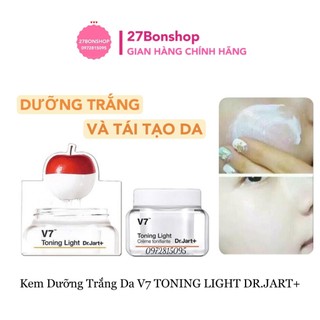 KEM DƯỠNG TRẮNG VÀ TÁI TẠO DA V7 TONING LIGHT DR.Jart+ 15ML - 50ML