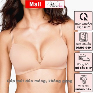 Áo ngực mút mỏng WANNABE ANT16 áo chíp lưng cắt lazer không đường nối tàng hình,cúp lớn không gọng