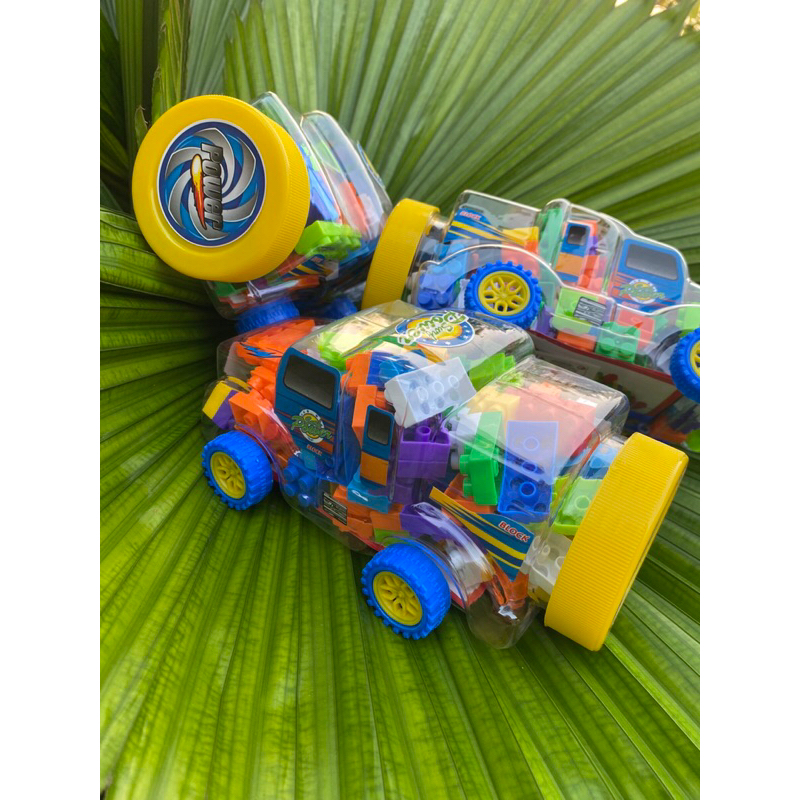 Xe Đồ Chơi Đa Năng Xếp Hình Lego Nhựa ABS An Toàn Cho Bé