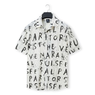 Áo so mi  cộc tay Nam ,Nữ  AT-76 (Quân còi 1988)  chất cotton woat rách CHỮ