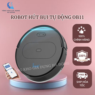 Máy robot hút bụi ember lau nhà thông minh bowai ob11 bảo hành 5 năm có app điều khiển từ xa tự động sạc pin cảm biến
