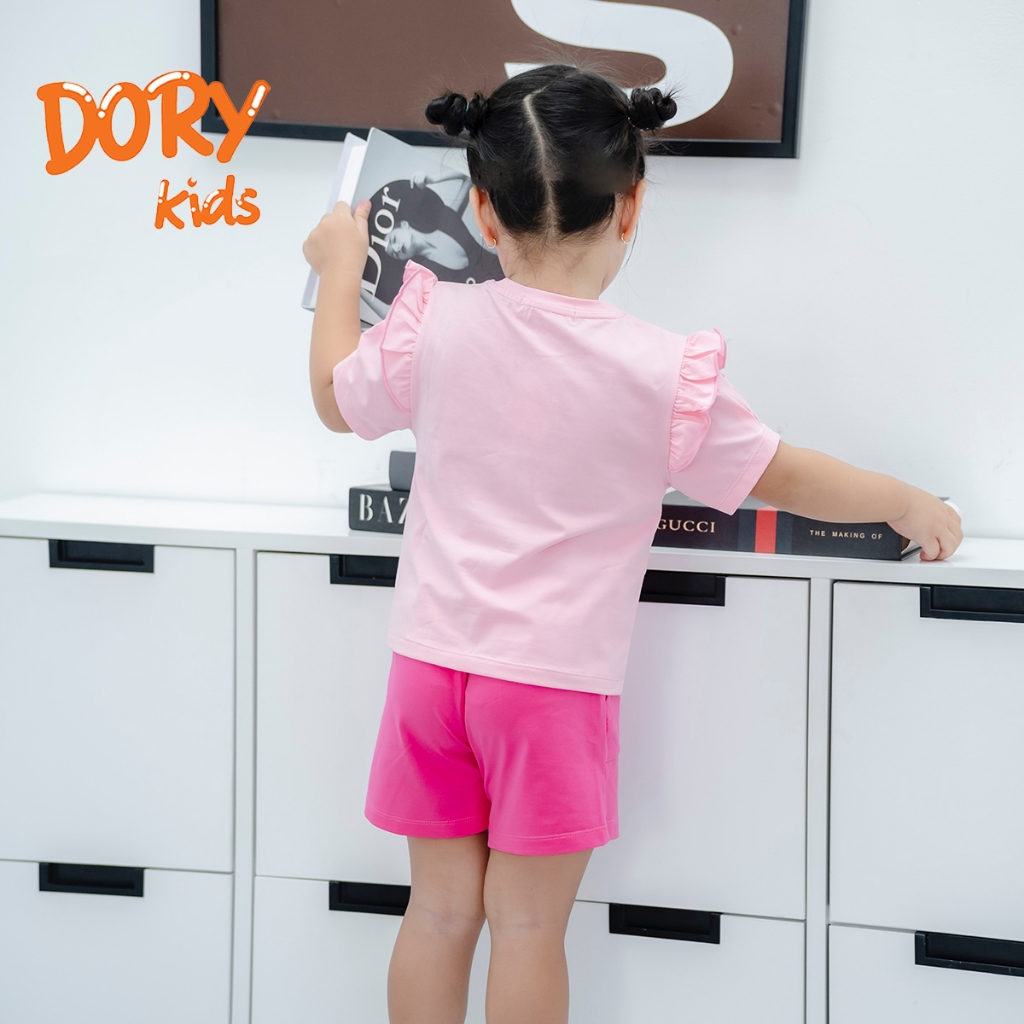 Đồ bộ cộc tay cho bé DORYKIDS  ngựa pony xinh xắn nhiều màu, chất thun cotton mát lạnh thoáng mát, size từ 10kg-50kg