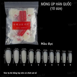 móng úp tay móng thang bịch 500 cái