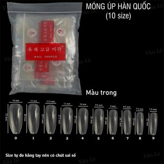 móng úp tay móng thang bịch 500 cái