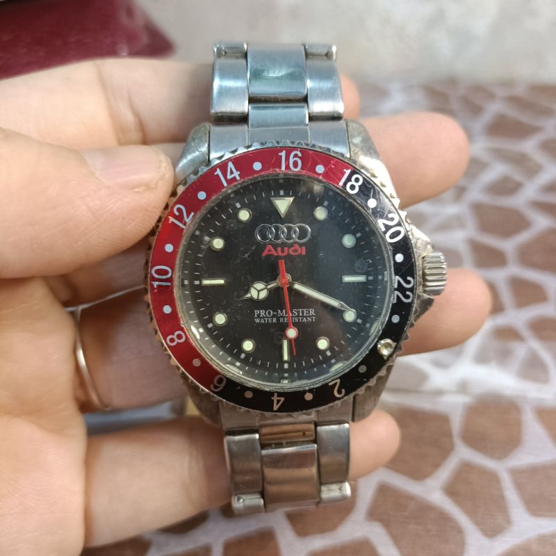 đồng hồ nam hiệu Audi, size 39,núm cổ chai niềng xoay
