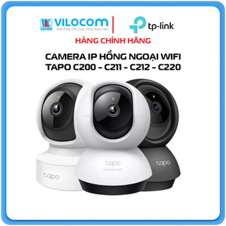 Camera Wi-Fi An Ninh Gia Đình Đàm Thoại Hai Chiều Quay Quét TP-Link Tapo C200 C210 C211 C212 C220 -Hàng chính hãng