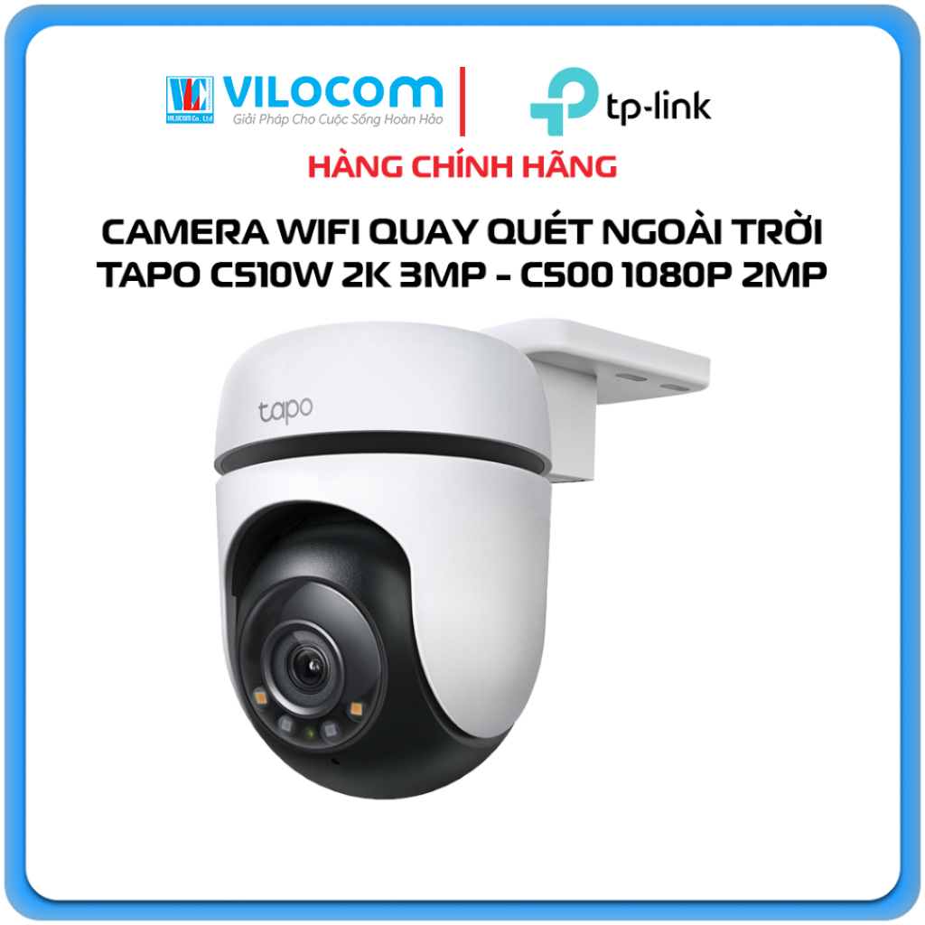Camera wifi TP-Link Tapo C500 C510W C520WS TC40 Outdoor (2.0MP) - Hàng Chính Hãng