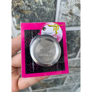 Chụp nắp sên, carte inox 304 logo Honda cánh chim