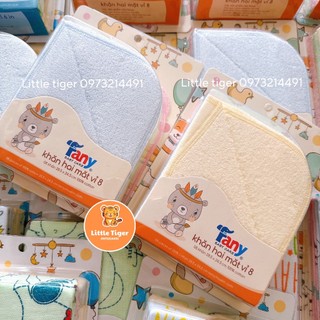 Khăn sữa gạc 2 mặt Fany in hình nhiều mẫu - Hộp 6 Cái và 8 cái khăn sữa FANY chính hãng