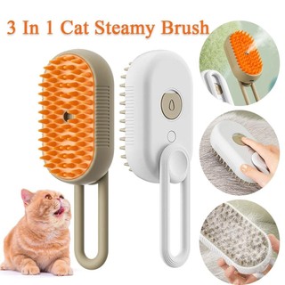 Lược chải lông chó mèo 3 trong 1, Lược chải lông thú cưng tích hợp massage và xịt nước làm sạch kèm cáp sạc USB