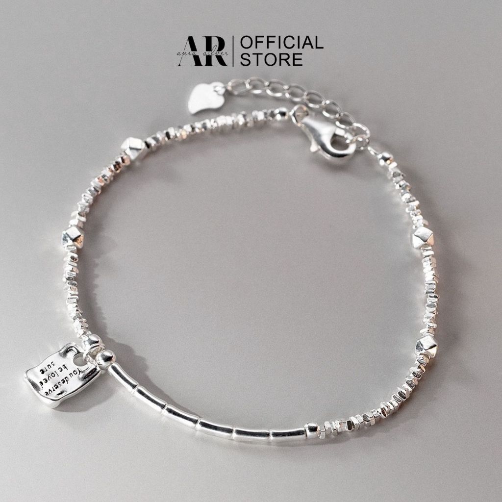 Lắc tay bạc nữ 925 vòng tay Kavy-Aura Silver-LT03