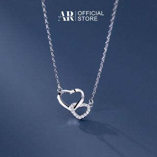 Dây chuyền bạc nữ 925 xi kim vòng cổ Moly-Aura Silver-DC11