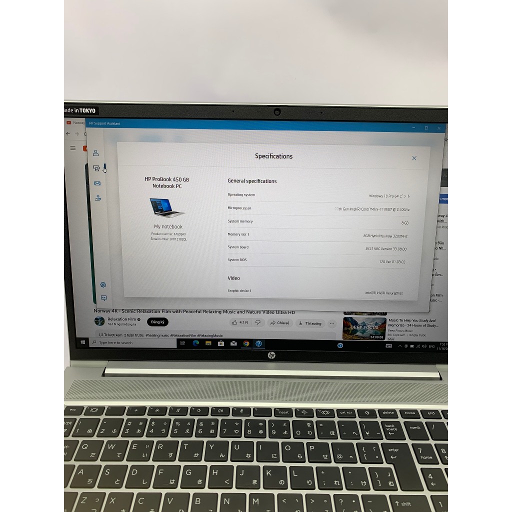 Laptop 15.6 inch HP Probook 450G9, 450G8, 450G7, 450G6, 450G5 Ram 8gb SSD 256 Pin 98% | BigBuy360 - bigbuy360.vn