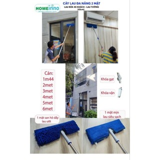 Cây lau kính, vách tường đa năng Homeinno - cán tăng đơ