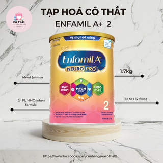 Enfamil a+ số 2 1700g