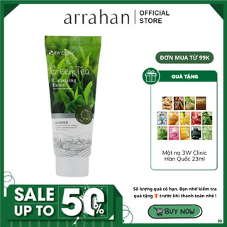 [HB Gift] Sữa Rửa Mặt 3W Clinic Trà Xanh