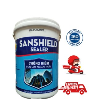 7KG Sơn lót SANSHIELD công nghệ từ Đức , chống kiềm 2IN1 , giúp chống thấm, chống bong tróc, chống phai màu....