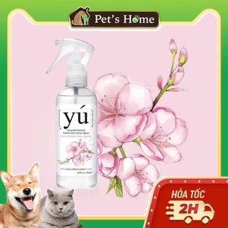 Xịt tắm khô Yú cho chó mèo 145ml