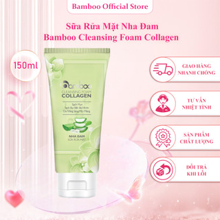 Sữa rửa mặt nha đam Bamboo ngăn ngừa mụn ẩn, làm sạch sâu giúp khô thoáng lỗ chân lông 150ml