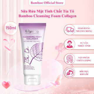 Sữa rửa mặt tía tô Bamboo ngăn ngừa mụn, dưỡng ẩm làm sạch bã nhờn từ sâu bên trong 150ml