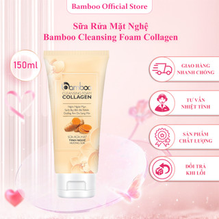 Sữa rửa mặt nghệ Bamboo mùi hương sữa sạch bụi bẩn giảm mụn 150ml