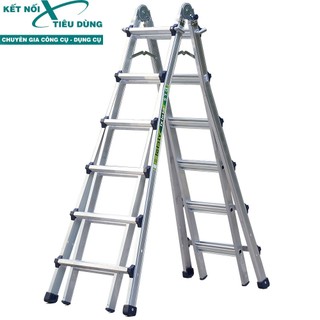 Thang nhôm gấp chữ a hàn quốc kết nối tiêu dùng ig ls46