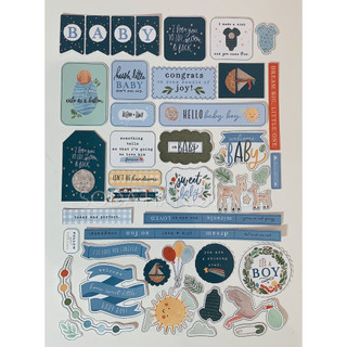 Sticker trang trí chủ  đề cho bé- welcome baby 👶🏻👶🏻