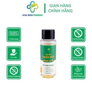 Sữa Tắm Dưỡng Ẩm Da Thuần Mộc Ngừa Rôm Sảy Làm Sạch Nhẹ Nhàng Thơm Dịu Mát Da 30ml