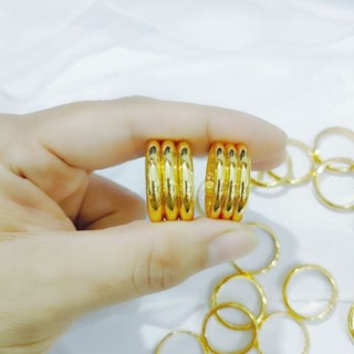 Nhẫn trơn "hội v.àng" 1 chỉ khắc 9999 siêu bền màu