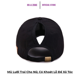 Mũ Lưỡi Trai Cho Nữ, Có Khoét Lỗ Để Xỏ Tóc