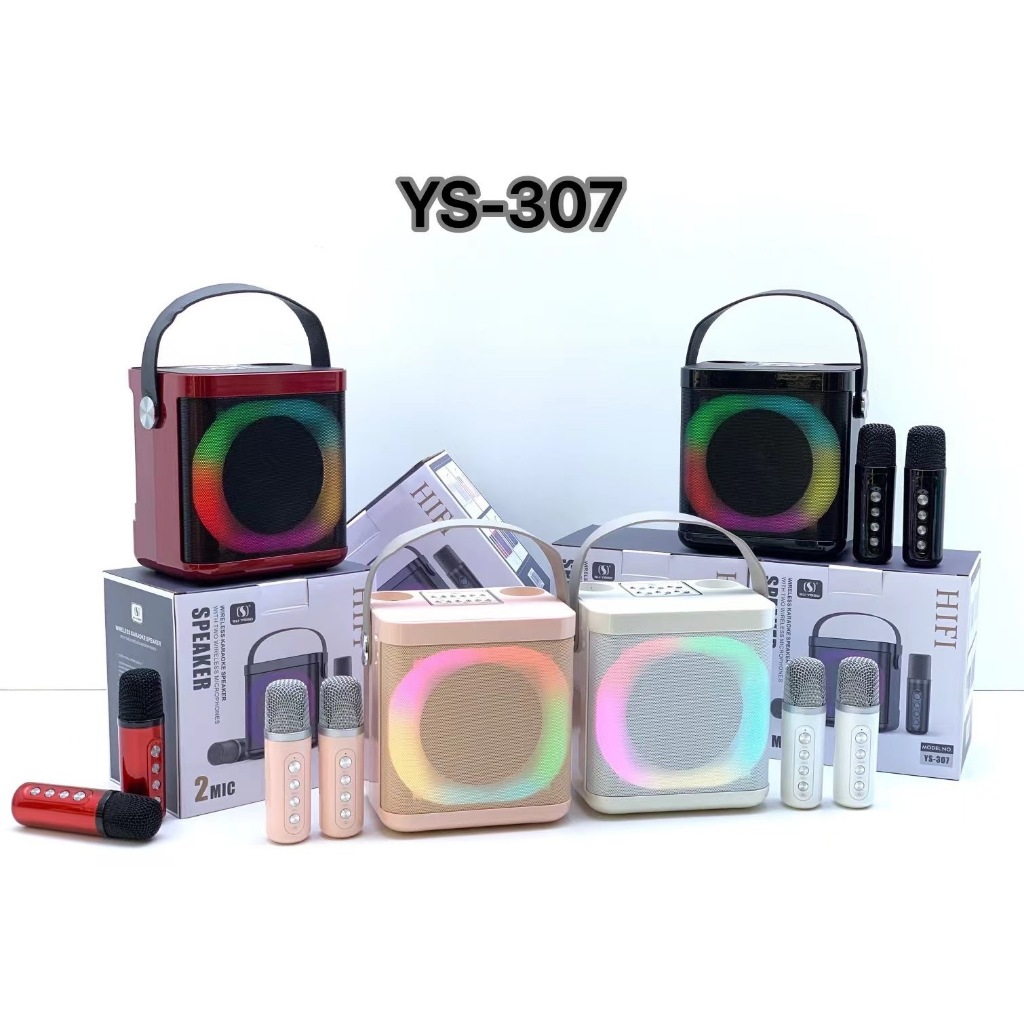 Loa Bluetooth Mini Kèm Micro YS-307 - Âm thanh siêu hay, Bass ấm - LED RGB cực chất | BigBuy360 - bigbuy360.vn