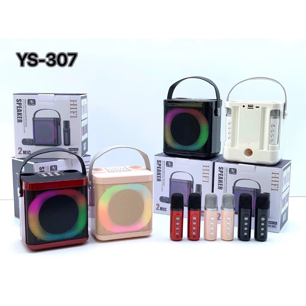 Loa Bluetooth Mini Kèm Micro YS-307 - Âm thanh siêu hay, Bass ấm - LED RGB cực chất | BigBuy360 - bigbuy360.vn