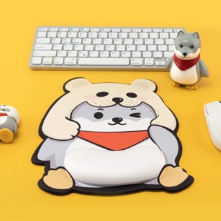 Miếng Lót Chuột Có Đệm 3D Chống Đau Cổ Tay Mouse Pad Star Molly Câu Cá/ Gấu Trúc Đội Nón Heo/ Chó Đội nón Gấu