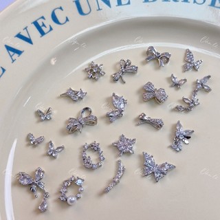 Phụ kiện charm đá đính móng nail móng tay cao cấp 1 viên nail