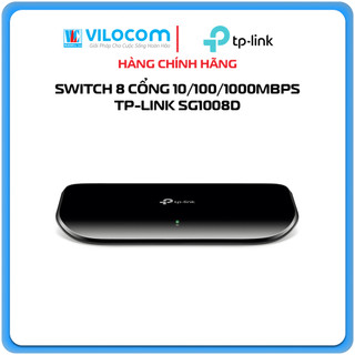 Switch để bàn Gigabit 8 cổng TL-SG1008D - Hàng Chính Hãng