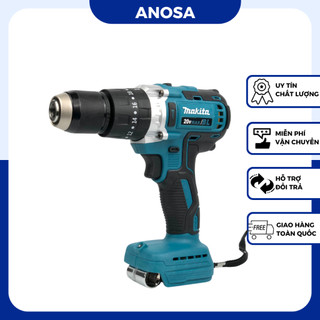 Thân máy khoan pin Makita 20v động cơ không chổi than dùng pin chân phổ thông 4cm