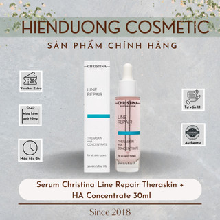 Serum HA Christina Line Repair Hydra Theraskin + HA 30ml/50ml | Tinh chất cấp ẩm, cấp nước cho da, giúp da căng mịn