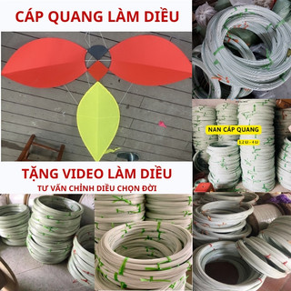 Cáp quang làm diều sáo 1m27 giá rẻ nan cáp quang 5li 4li 3li 2li 1li làm diều sáo