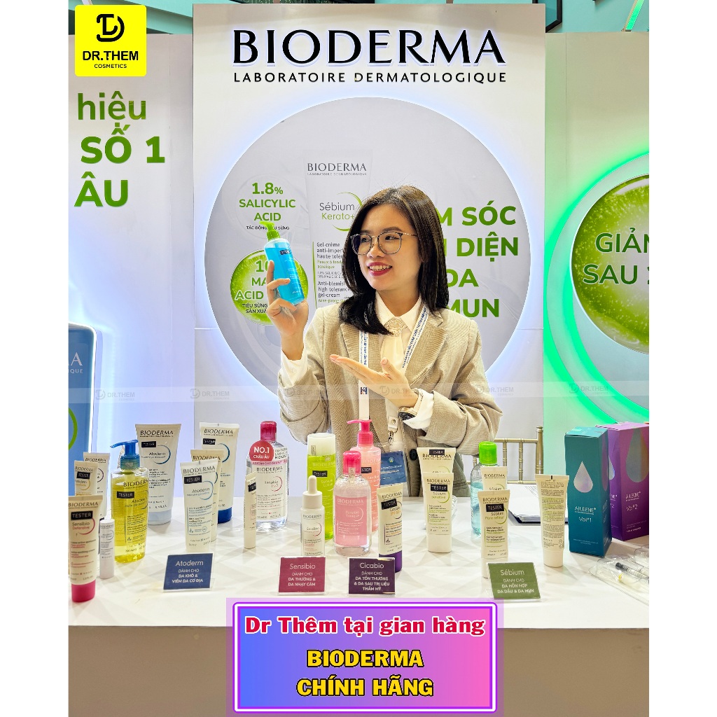 Son Dưỡng Môi Khô Nứt Nẻ Bioderma Atoderm Stick Levres 4g