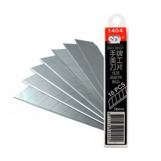 Hộp 10 lưỡi dao trổ, lưỡi dao rọc giấy sdi đủ cỡ