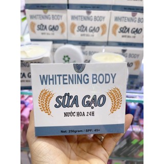Kem body sữa gạo nước hoa 24h 250g